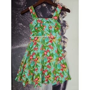 Matilda Jane 435 Girl Size 8‎ Multicolor Floral Sleeveless Lined Dress